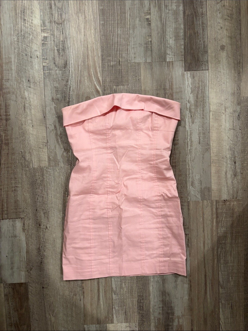 Lovers + Friends Strapless Pink Mini Dress